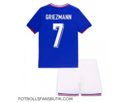 Frankrike Antoine Griezmann #7 Replika Hemmatröja Barn EM 2024 Kortärmad (+ Korta byxor)